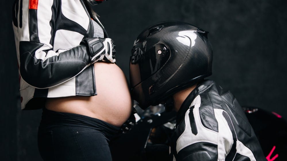 can you ride a motorcycle while pregnant