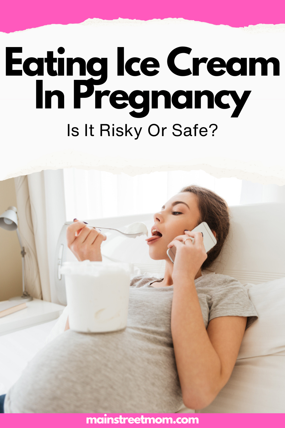 Comer helado durante el embarazo: ¿Es arriesgado o seguro?