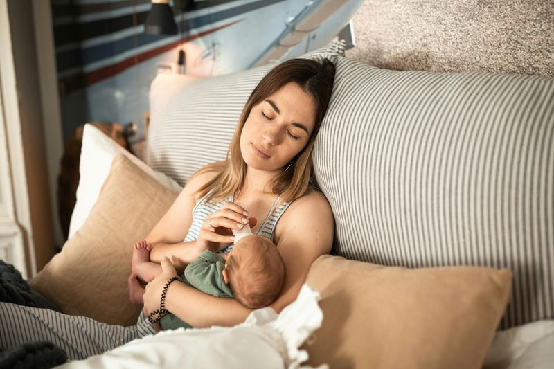“You should sleep when the baby sleeps.”